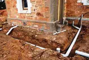 outside drainage Archway